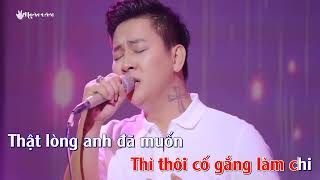 Karaoke Khoảng cách  Hoài Lâm [upl. by Frear]