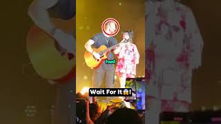 Billie Eilish GOT TRAPPED Under The Stage shorts billieeilish [upl. by Doubler]