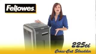 Fellowes 225Ci Jam Proof CrossCut Shredder [upl. by Ecirtael292]