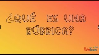 ¿Qué es una rúbrica [upl. by Dietz]