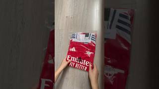 ASMR Arsenal Shirt Unboxing – DHgate Replica Jersey  No Talking shorts arsenal asmr dhgate [upl. by Humfrid]