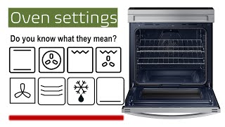 ❗ Oven settings explained  What do they mean [upl. by Castro]