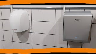 hand dryer airforce mitsubishi Sainsburys white rose shopping centre 🚹 [upl. by Are745]