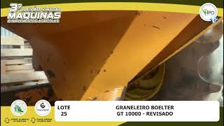 Lote 25  Graneleiro Boelter GT10000 [upl. by Htebarual]