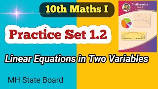 10th Math 1 Practice Set 12  SSC Class 10 Linear Equations in Two Variables [upl. by Morley978]