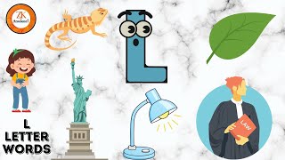 L Letter Words  Learn L Letter Words For Kids  ZingKidz [upl. by Anawahs]