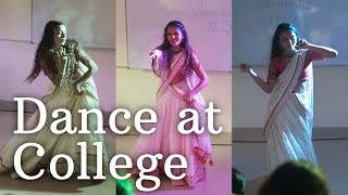 Dancing at college for the first time🔥 Hansika Krishna [upl. by Collete]