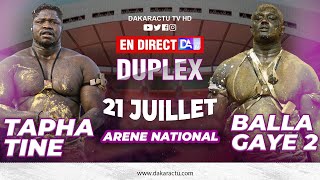 🔴 DIRECT  DUPLEX  Arène Nationale  Suivez le choc Balla Gaye 2 vs Tapha Tine [upl. by Marchese]