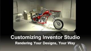 Customizing Inventor Studio  Rendering Your Designs Your Way [upl. by Sullecram]