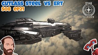 Star Citizen  S08 EP21 On va tester les ERTs en Cutlass Steel ce soir [upl. by Whitcher]