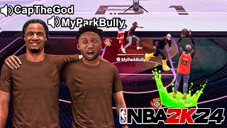 My FIRST Park Game On NBA 2K24 and This Happened Insane Game [upl. by Serena]