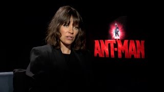 Evangeline Lilly talks Hope Van Dyne in Marvel’s AntMan [upl. by Akemad]