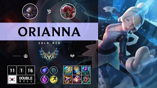 Orianna Mid vs Katarina  KR Challenger Patch 1412 [upl. by Dina]