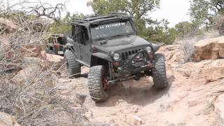 2012 MOAB JKAdventurecom at BFE area Hells Revenge amp Lions Back [upl. by Naelcm21]