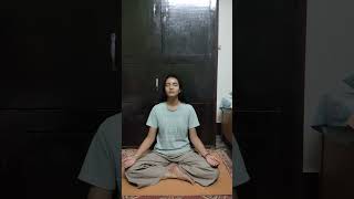 Day 94 of 99 days Yoga🌿 Isha Kriya 🥰🏵 moldingmylife [upl. by Areip]