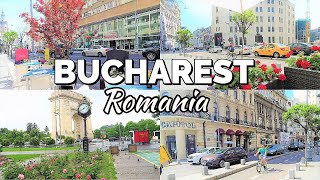 BUCHAREST CITY ROMANIA  Full Tour [upl. by Norehs]