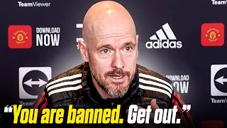 Ten Hag BANS Journalists From Man Utd Press Conferences Hes Fighting Back  REACTION [upl. by Rafaelia950]