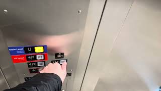 EPIC MOTOR HUGE MEI Hydraulic Parking Entrance Elevator  IKEA  Merriam KS [upl. by Storm]