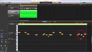 Logic Pro X  Create midi track from Flex Pitch data [upl. by Merrel]