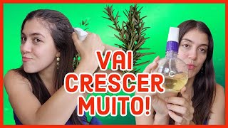 💚 O MELHOR TÔNICO capilar CASEIRO para CRESCIMENTO  Alecrim [upl. by Anyd]