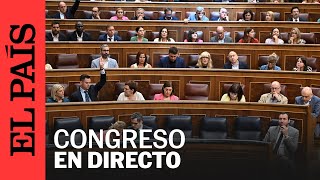 DIRECTO  Pleno en el Congreso Ley de Extranjería y reforma del Poder Judicial  EL PAÍS [upl. by Snahc347]