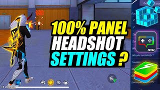 Aimbot Settings Revealed 100 Auto headshot Bluestacks 4  freefire bluestacks [upl. by Awuhsoj]