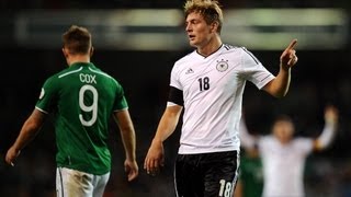 AWESOME Toni Kroos goal as Germany destroy Ireland in World Cup qualifier [upl. by Ebonee]