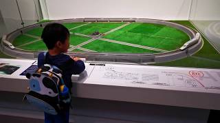 Controlling the model train at SCMAGLEV Railway Park Nagoya Japan [upl. by Yevi]