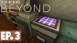 FTB Beyond  New Base amp Early Game Applied Energistics 2 3 Modded Survival [upl. by Akemit]