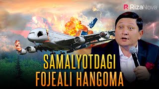 Avaz Oxun  Samalyotdagi fojeali hangoma [upl. by Duck529]