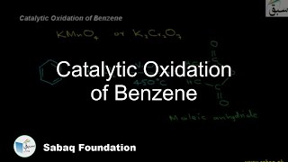 Catalytic Oxidation of Benzene Chemistry Lecture  Sabaqpk [upl. by Jethro632]