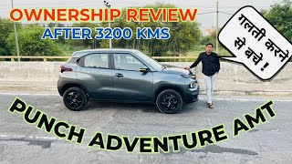 tata punch adventure amt ownership review [upl. by Kuebbing]