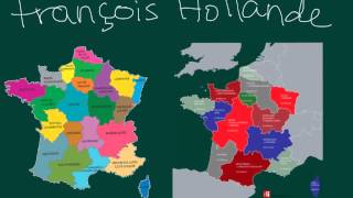 La France  régions et départements [upl. by Lybis]