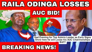 NEWS in‼️RAILA Odinga SAD Evening as He LOOSES AUC Bid [upl. by Kippar]