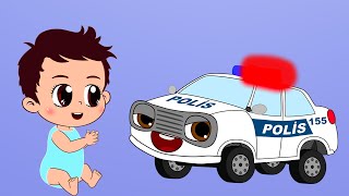 3 Şarkı Bir Arada🚔🏚️🪥Eğitici ve Eğlenceli Bebek ve Çocuk Şarkıları🎵Çizgi Film👶Aliş ile Zeliş🎈 [upl. by Fogarty662]