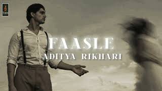 Aditya Rikhari  FAASLE faasle trending vibes youtubemusic youtubesongs musiclover instamusic [upl. by Lleryt162]