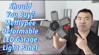 Should You Buy Mefflypee Deformable LED Garage Light Panel [upl. by Zela]