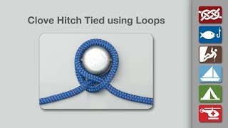 Clove Hitch Loop Method  How to Tie a Clove Hitch Loop Method [upl. by Flodnar]