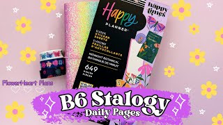 B6 Stalogy Planner Setup  Decorating Daily Pages for May 612 with Happy Planner Stickers [upl. by Geraint]