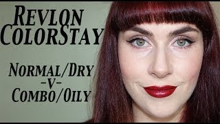 Revlon ColorStay Foundation NormalDry V ComboOily [upl. by Wenona]