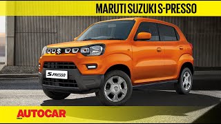 Maruti Suzuki SPresso Price Comparison vs Rivals  Autocar India [upl. by Thinia]