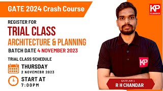 Get Ahead with our Exclusive GATE Architecture 2024 Crash Course [upl. by Litt209]