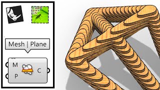 Grasshopper Dendro Curve to Mesh [upl. by Mosora596]