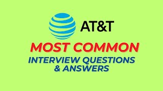 ATampT Interview Questions and Answers for 2024 [upl. by Ashla]