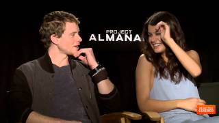 Project Almanac Interview With Jonny Weston Virginia Gardner Sofia DEliaBlack and More HD [upl. by Rennie]