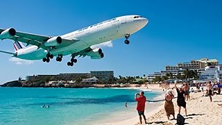 INSANE PLANESPOTTING Maho Beach Saint Maarten Princess Juliana Intl Airport SXM  FULL 1080p HD [upl. by Ztirf]