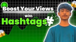 How Hashtags Work On YouTubeUltimate Guide to Using Hashtags boostviewsyoutubetipsshorts [upl. by Josephson]