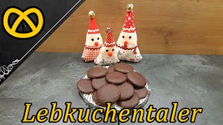 Lebucken  Lebkuchentaler Lasur einfaches rezept [upl. by Bui]