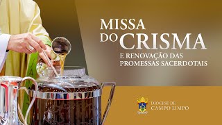 Missa do Crisma e renovação das promessas sacerdotais  Dom Valdir José de Castros ssp  28032024 [upl. by Harhay]