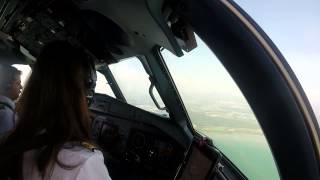 Cockpit View InterSky ATR72600 LowPasses and SteepTurns  Sitterdorf LSZV Airshow 2015 [upl. by Annaillil935]